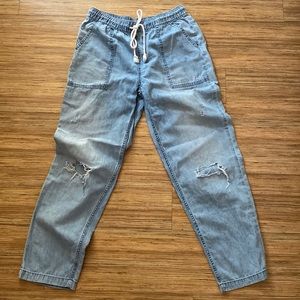 Aerie draw string jeans